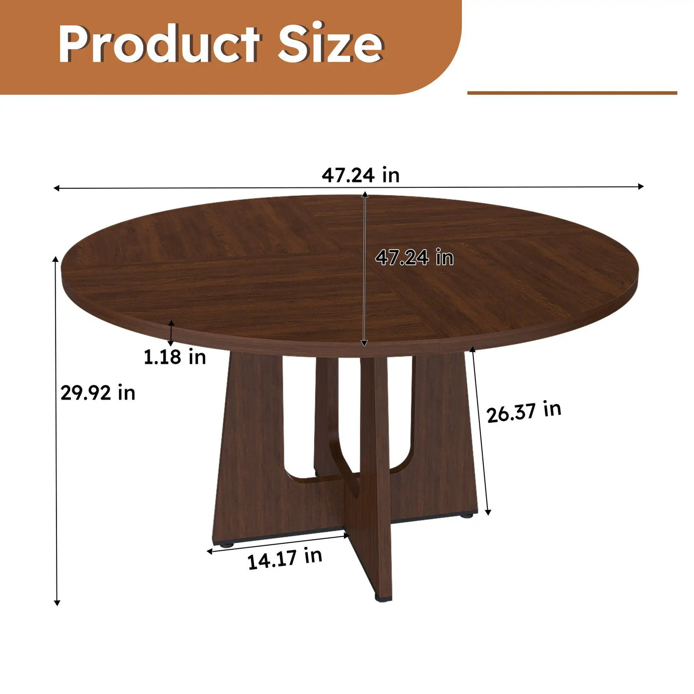 Round Dining Table For 4 by HouseOfZazla