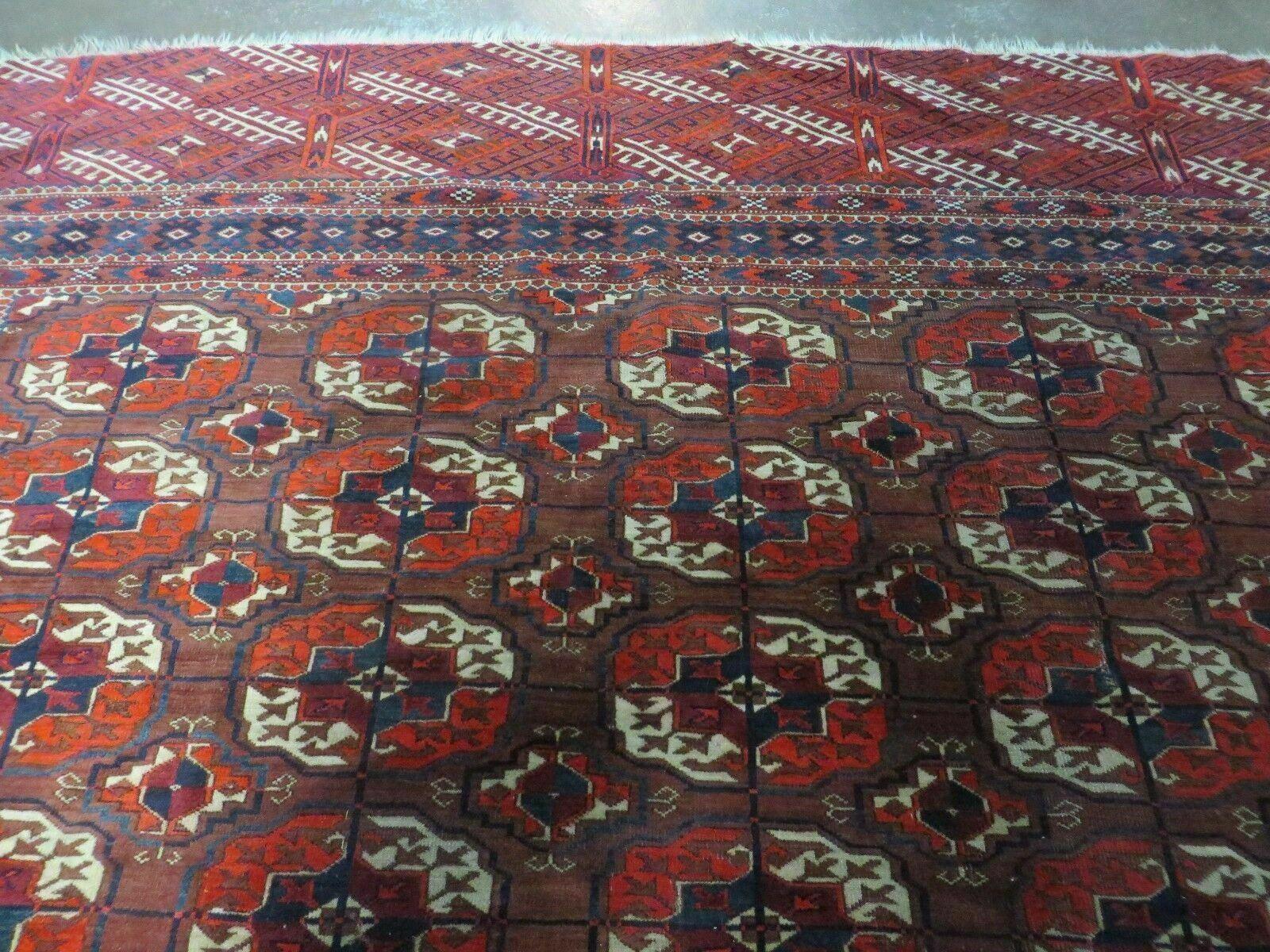 6' X 10' Antique Handmade Bokhara Turkoman Yamud Wool Rug Carpet NICE # 61 by Jewel Rugs