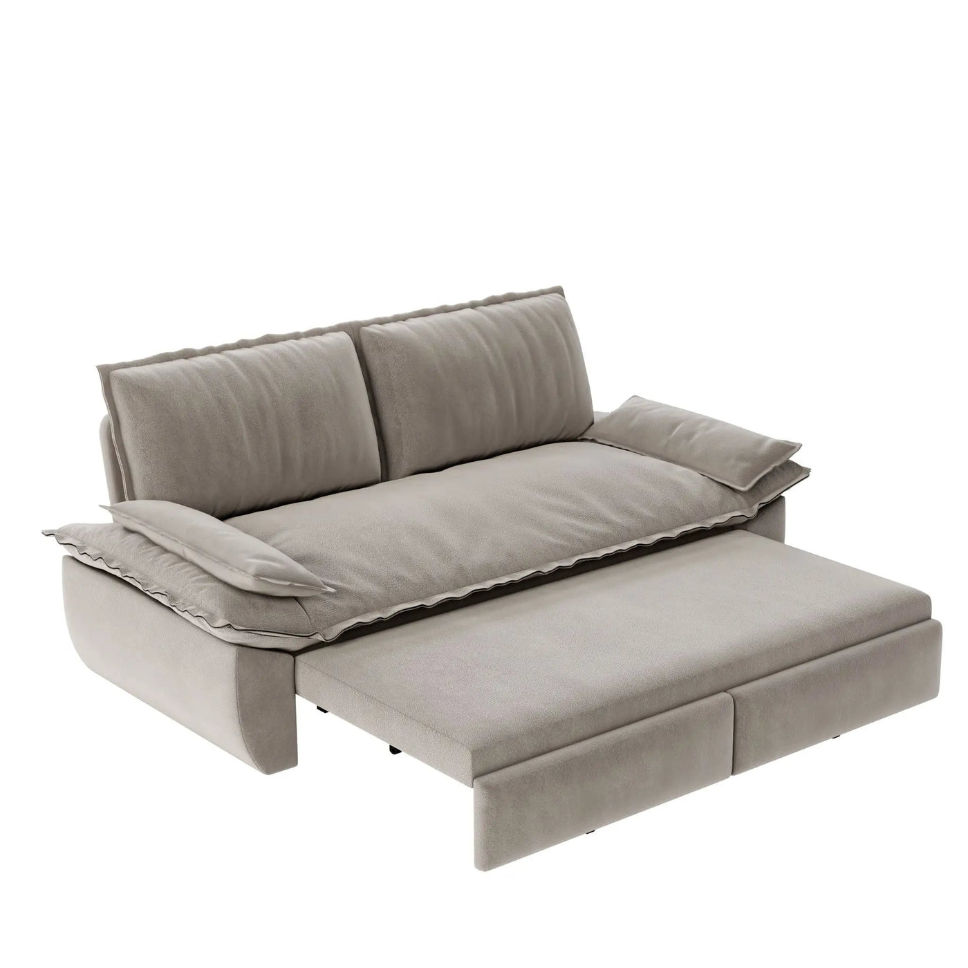 Queen Pull Out Bed, 3 In 1 Convertible Sleeper Sofa by HouseOfZazla