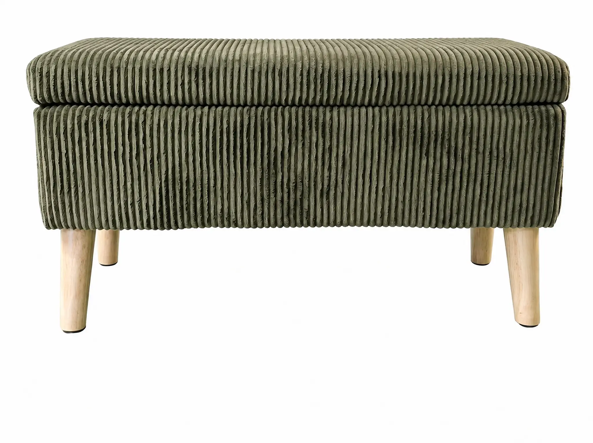 32 Inch Wide Olive Ottoman by HouseOfZazla