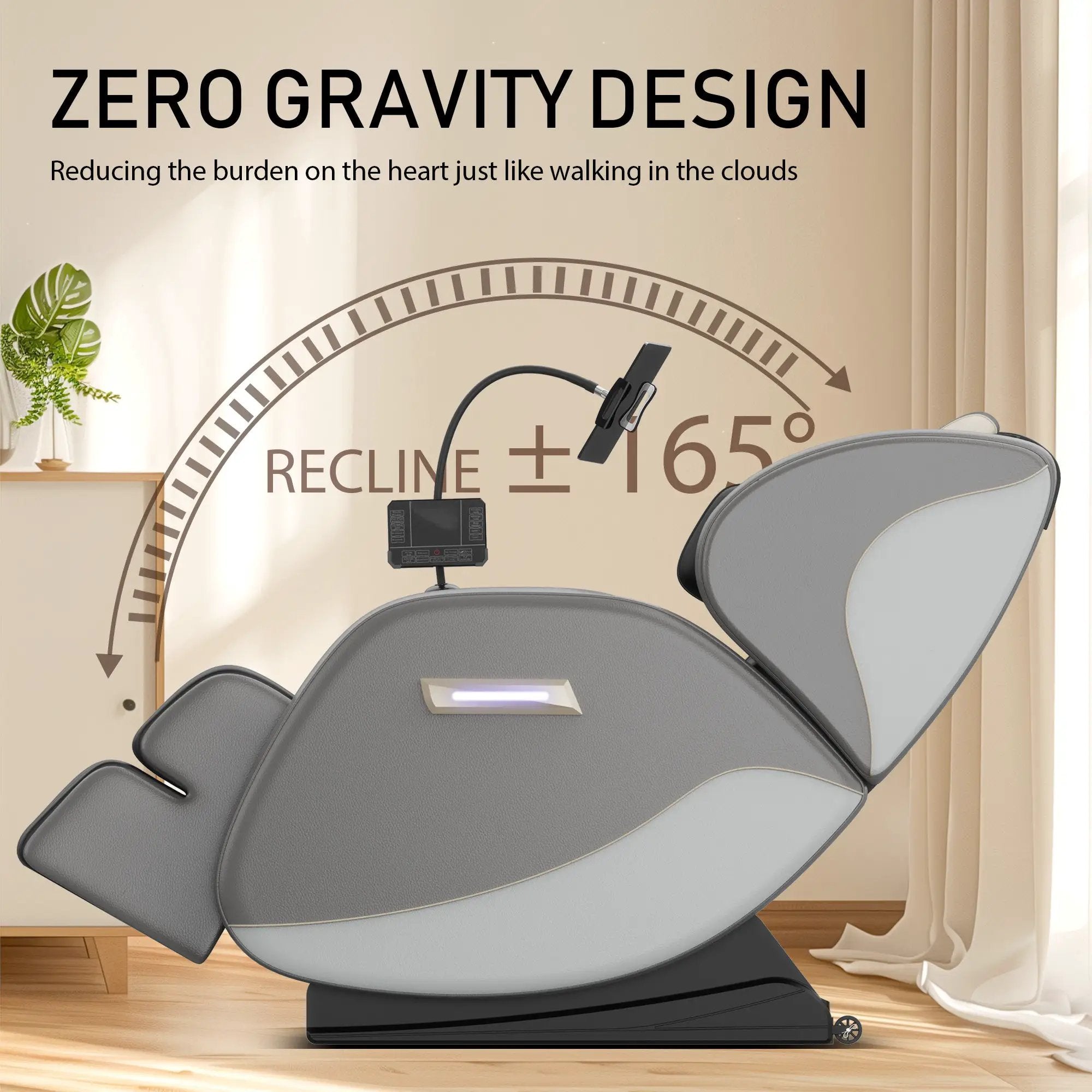 Massage Chair Recliner with Zero Gravity and Full Body Air Pressure by HouseOfZazla