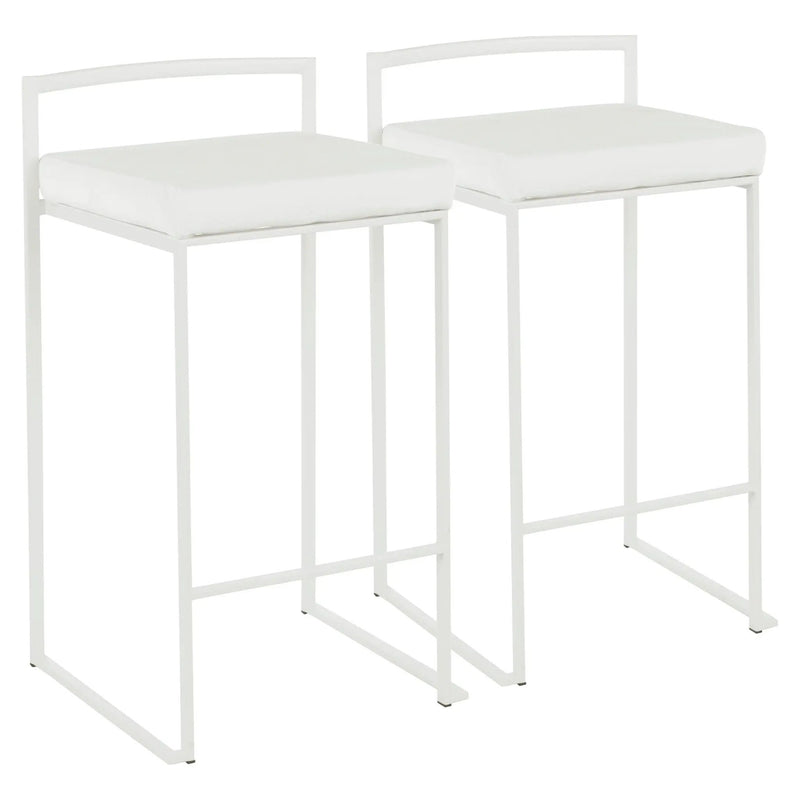 Fuji - Simple Elegance, Contemporary Stackable Counter Stool by HouseOfZazla