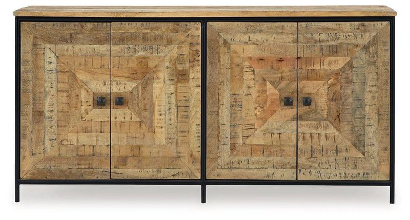 Camney - Accent Cabinet - Brown / Black by Unique Piece Furniture