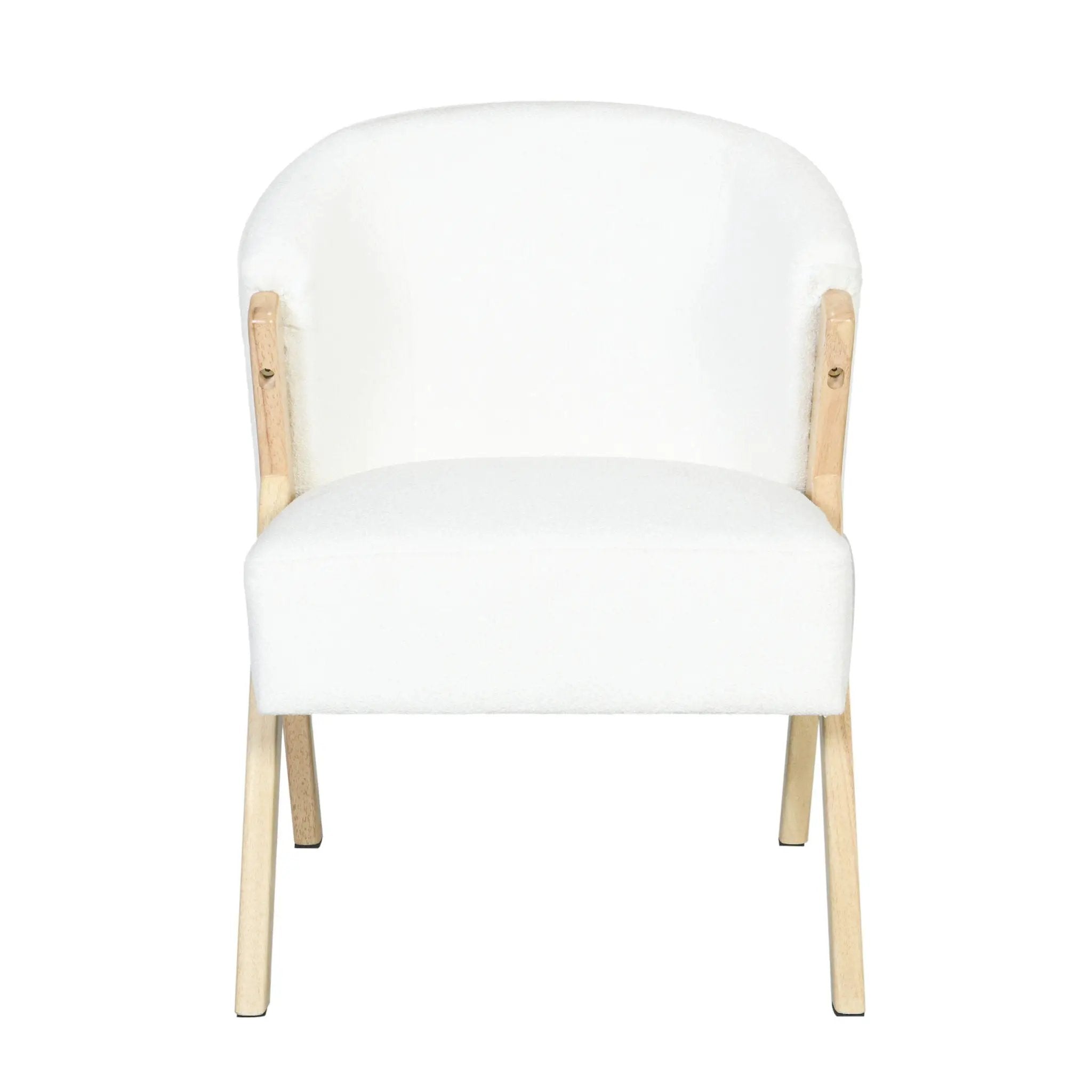 Modern Accent Chair with Polyester Upholstery and Minimalist Lounge Design by HouseOfZazla