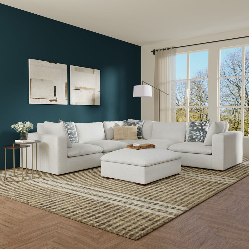 Jasmine - Left Arm Sofa Module - Gray by HouseOfZazla