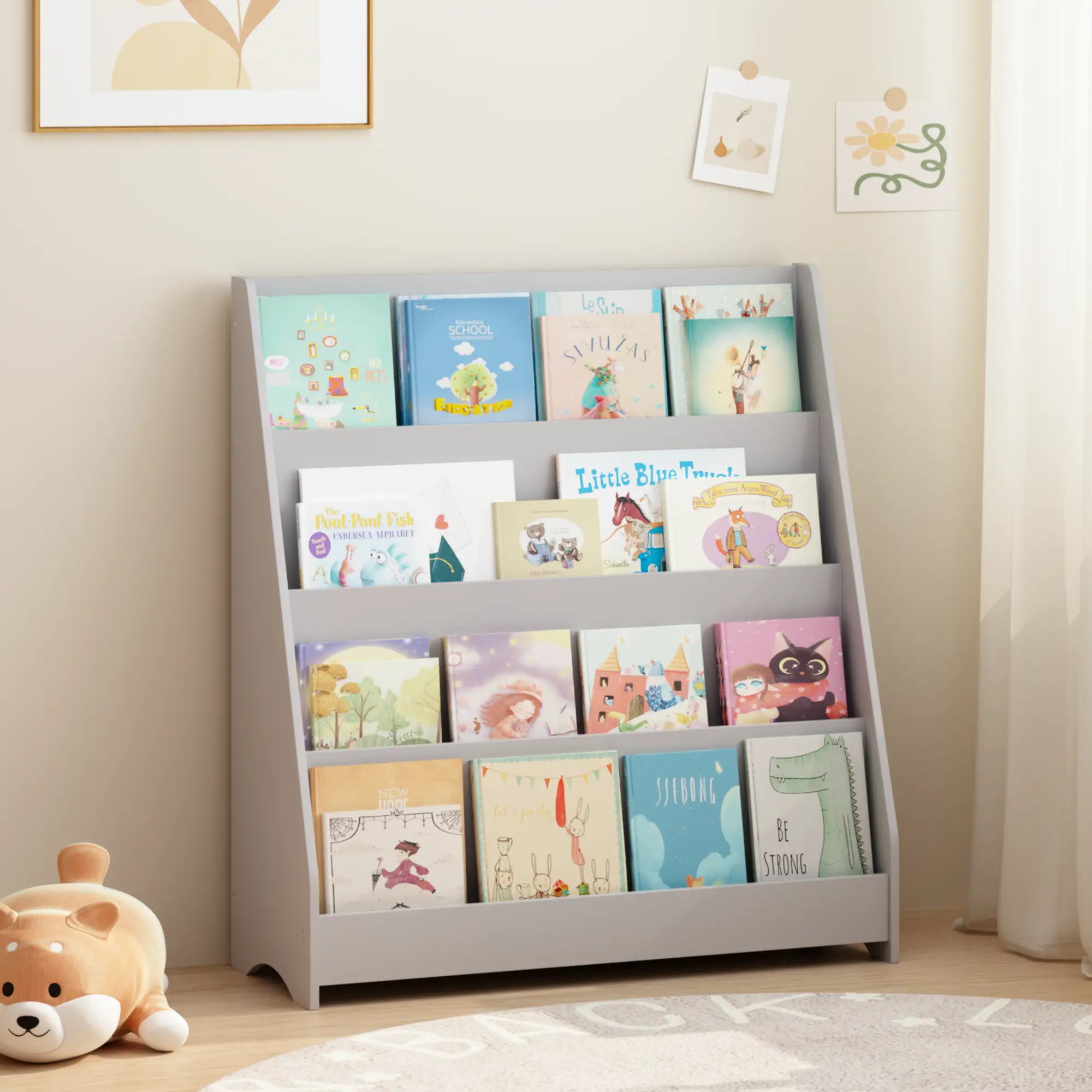 4-Tier Kids Bookshelf by HouseOfZazla