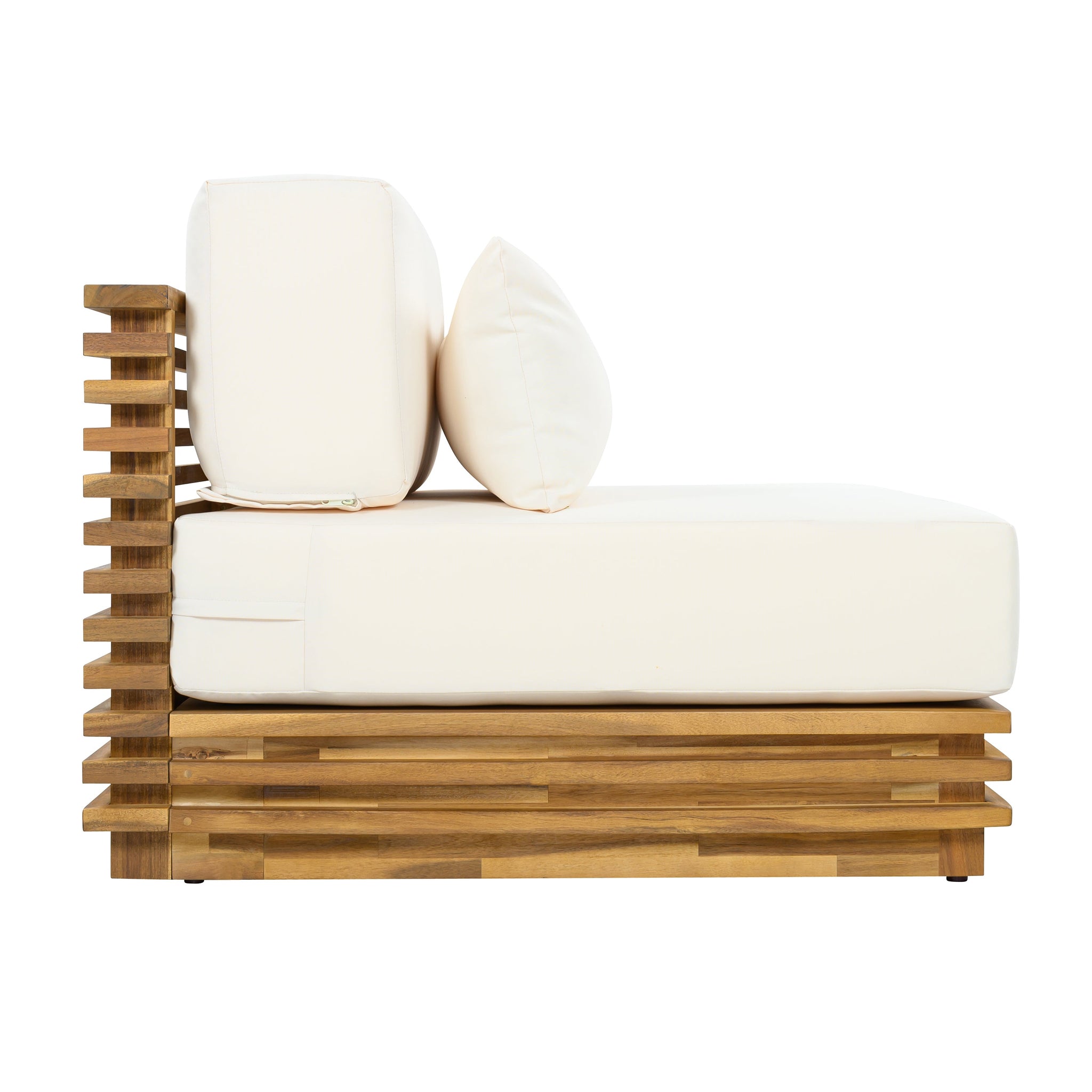 Oversized Outdoor 2-Piece Chat Set with Club Chair and Side Table by HouseOfZazla