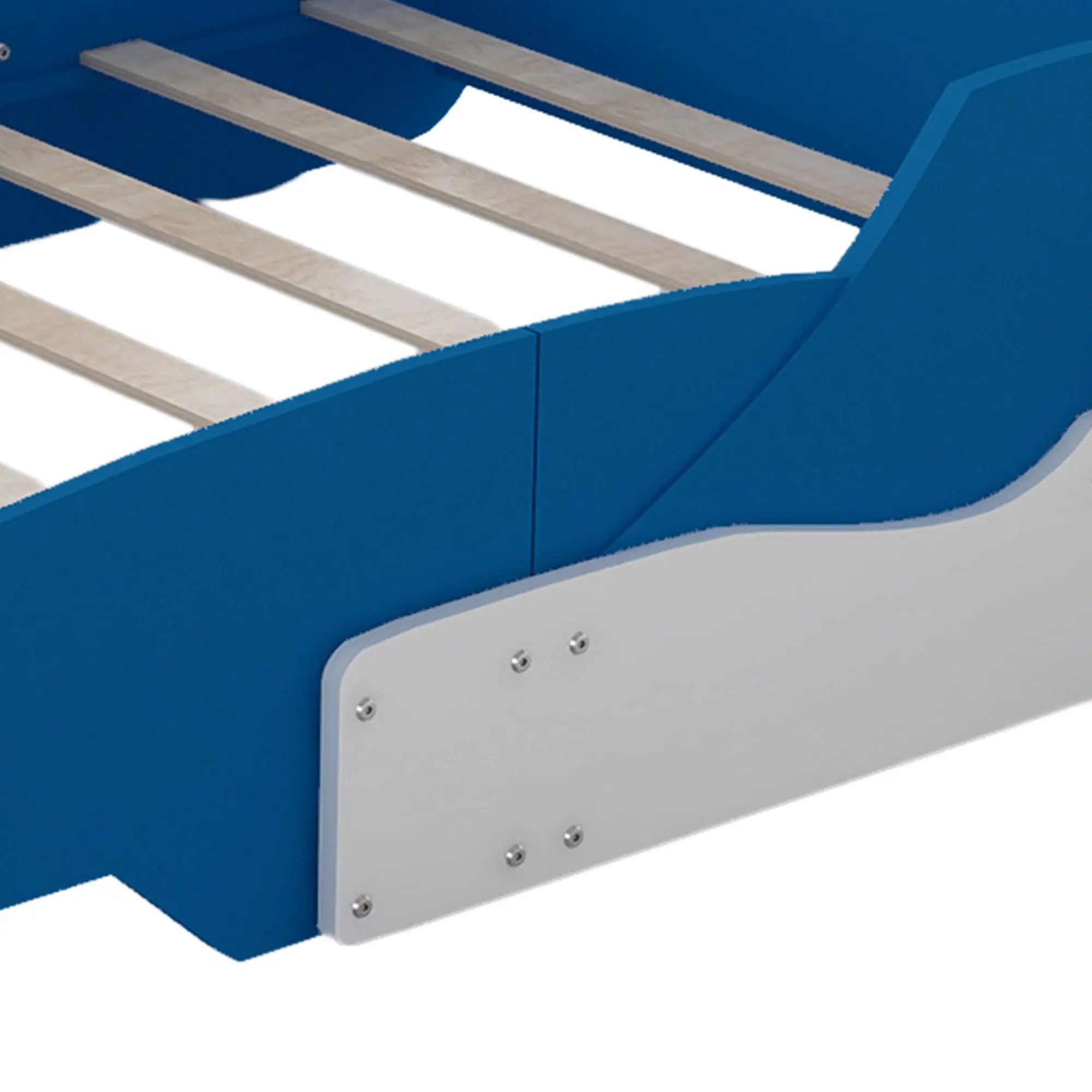 Race Car-Shaped Platform Bed With Wheels by HouseOfZazla