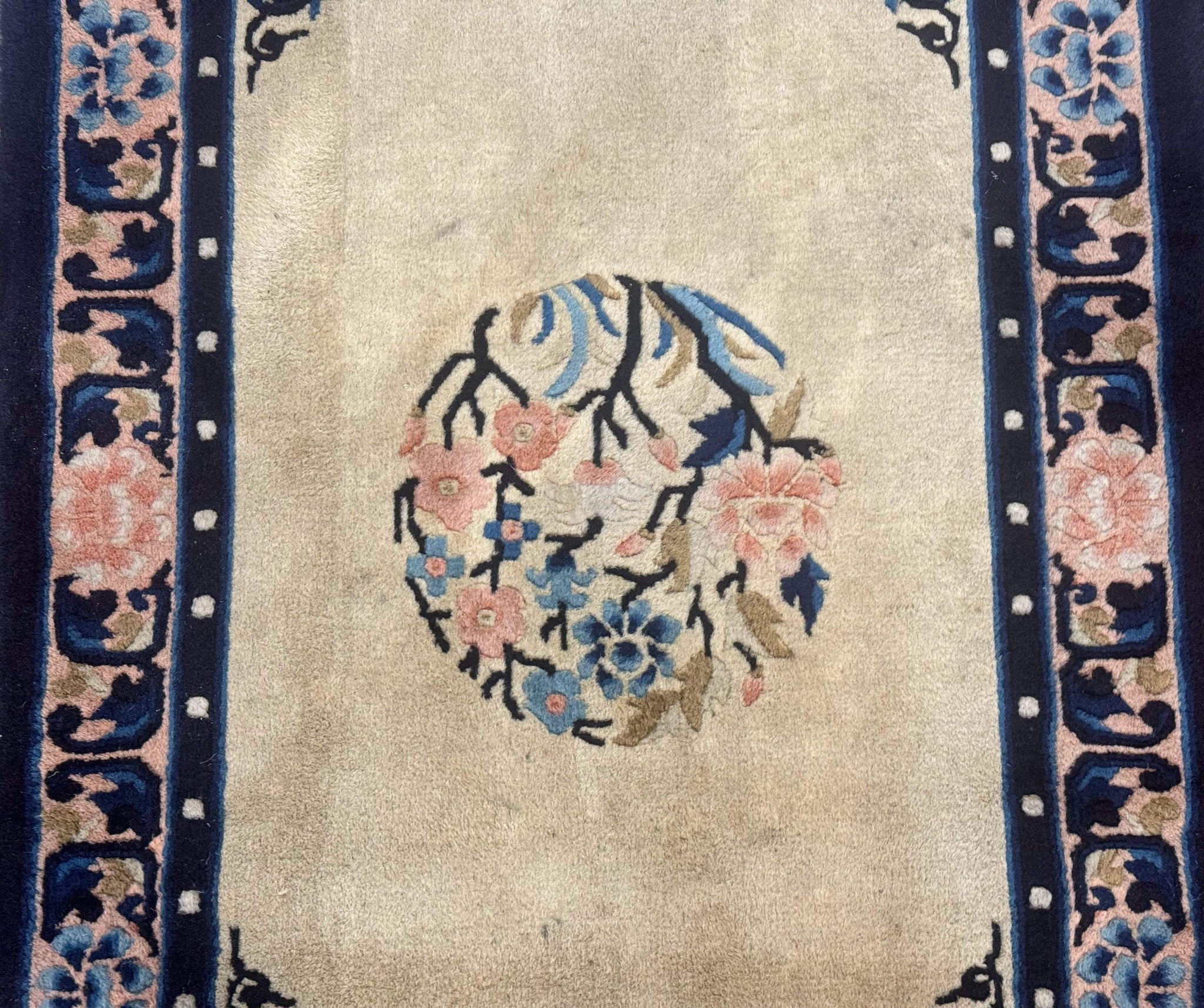 Chinese Peking Rug 2x3, Small Chinese Wool Carpet by Jewel Rugs
