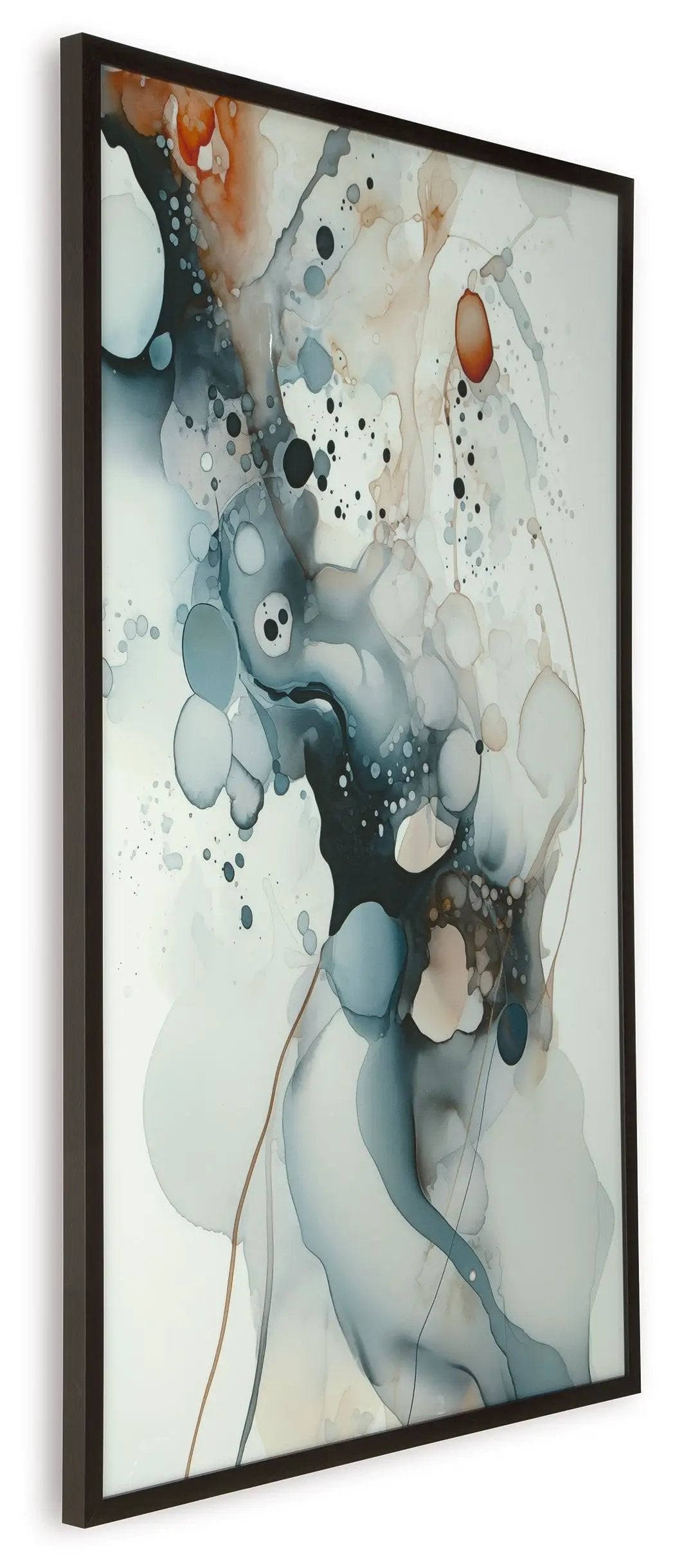 Foxenburg - Wall Art - Blue / Amber / White by Unique Piece Furniture