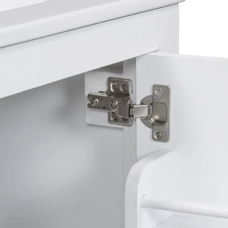 Bathroom Vanity With Single Sink, Combo Cabinet Undermount Sink, Bathroom Storage Cabinet With Two Doors And A Drawer, Soft Closing, Multifunctional Storage, Solid Wood Frame by HouseOfZazla