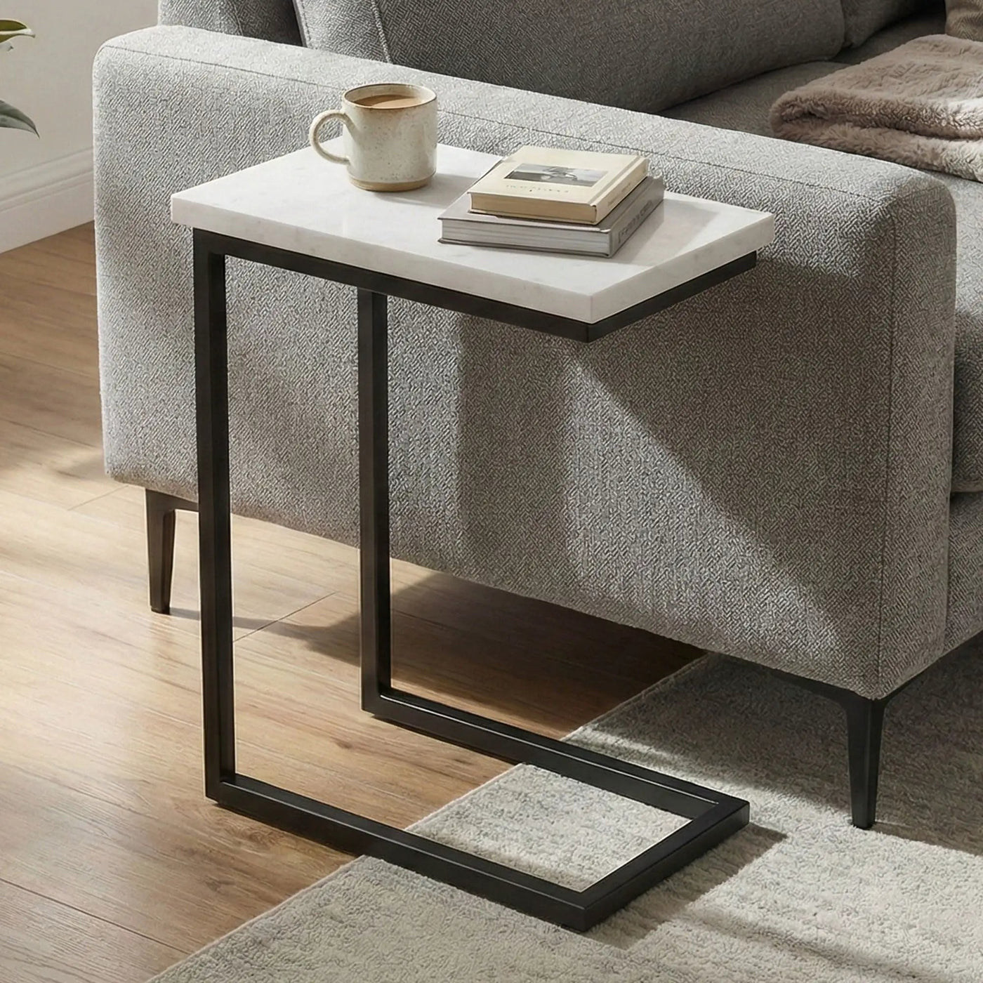 Skyler - Handcrafted C Side Table by HouseOfZazla