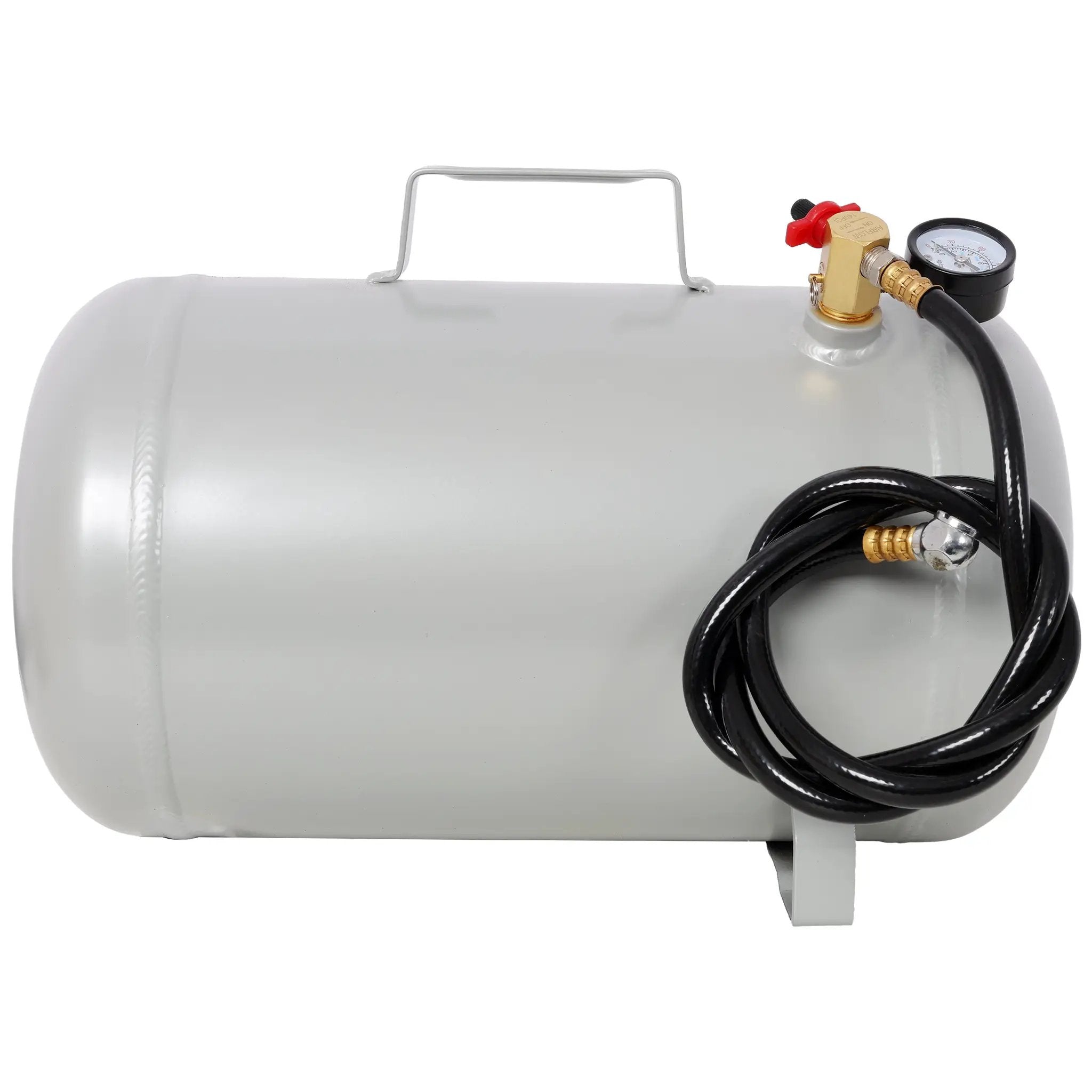 Portable 5 Gallon Aluminum Air Tank with Pressure Gauge and Hose by HouseOfZazla