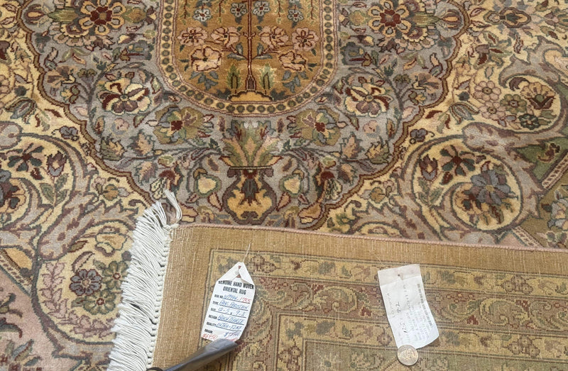Pak Persian Rug 9x12, Diamond Panel Design, Fine 225 KPSI, Wool by Jewel Rugs