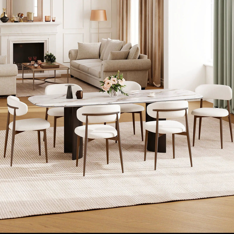 Upholstered Dining Chairs For Dining Room (Set of 2) - Beige by Unique Piece Furniture