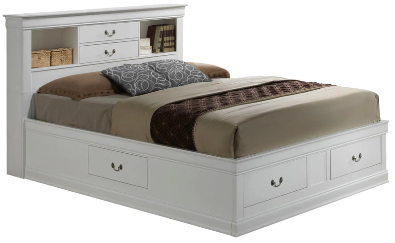 Traditional Style Bookcase Storage Bed by HouseOfZazla