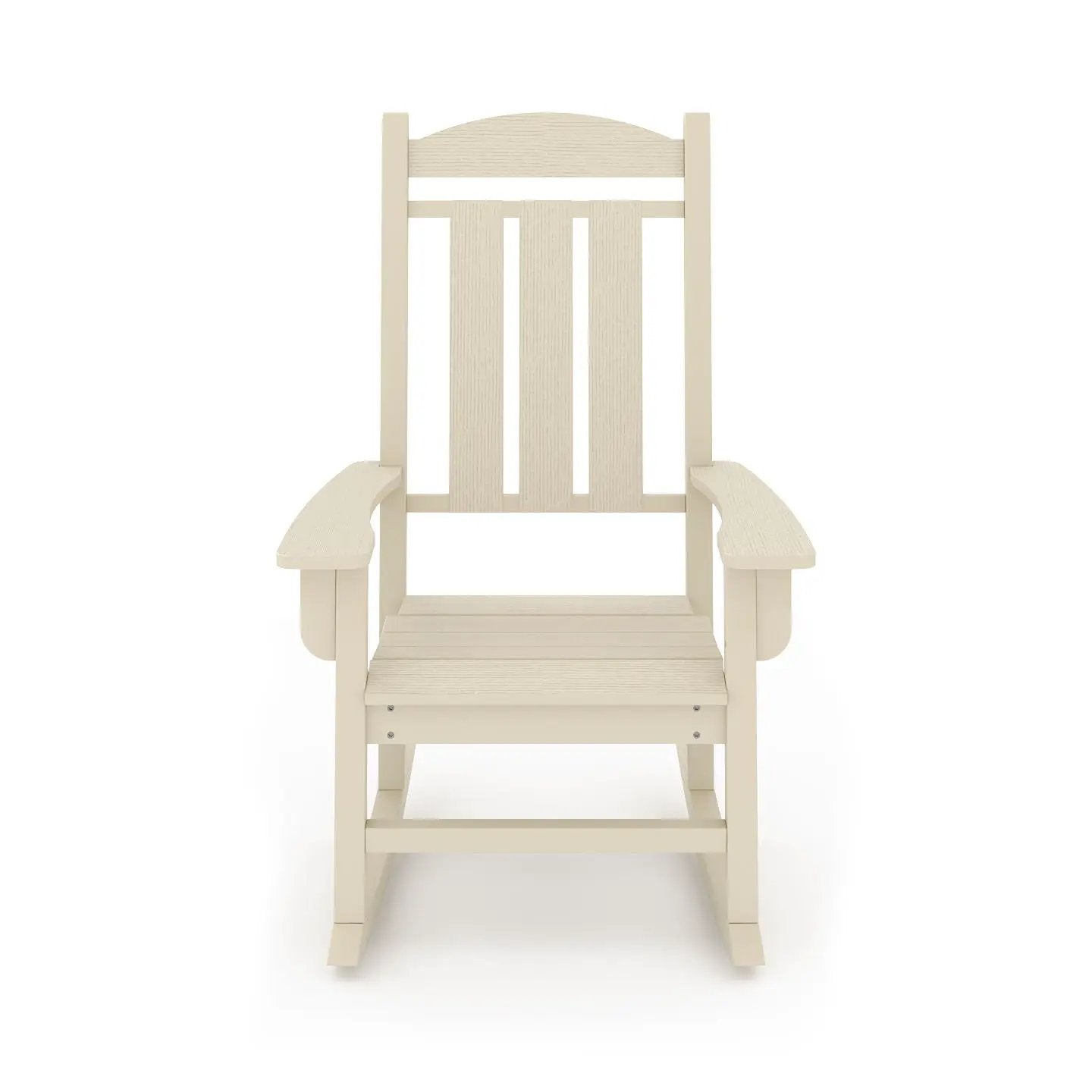 Traditional Porch Rocker Classic HDPE Poly Lumber For Porch, Patio, And Garden Comfort by HouseOfZazla