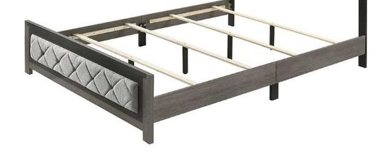 Jehoram Queen Bed Gray by HouseOfZazla