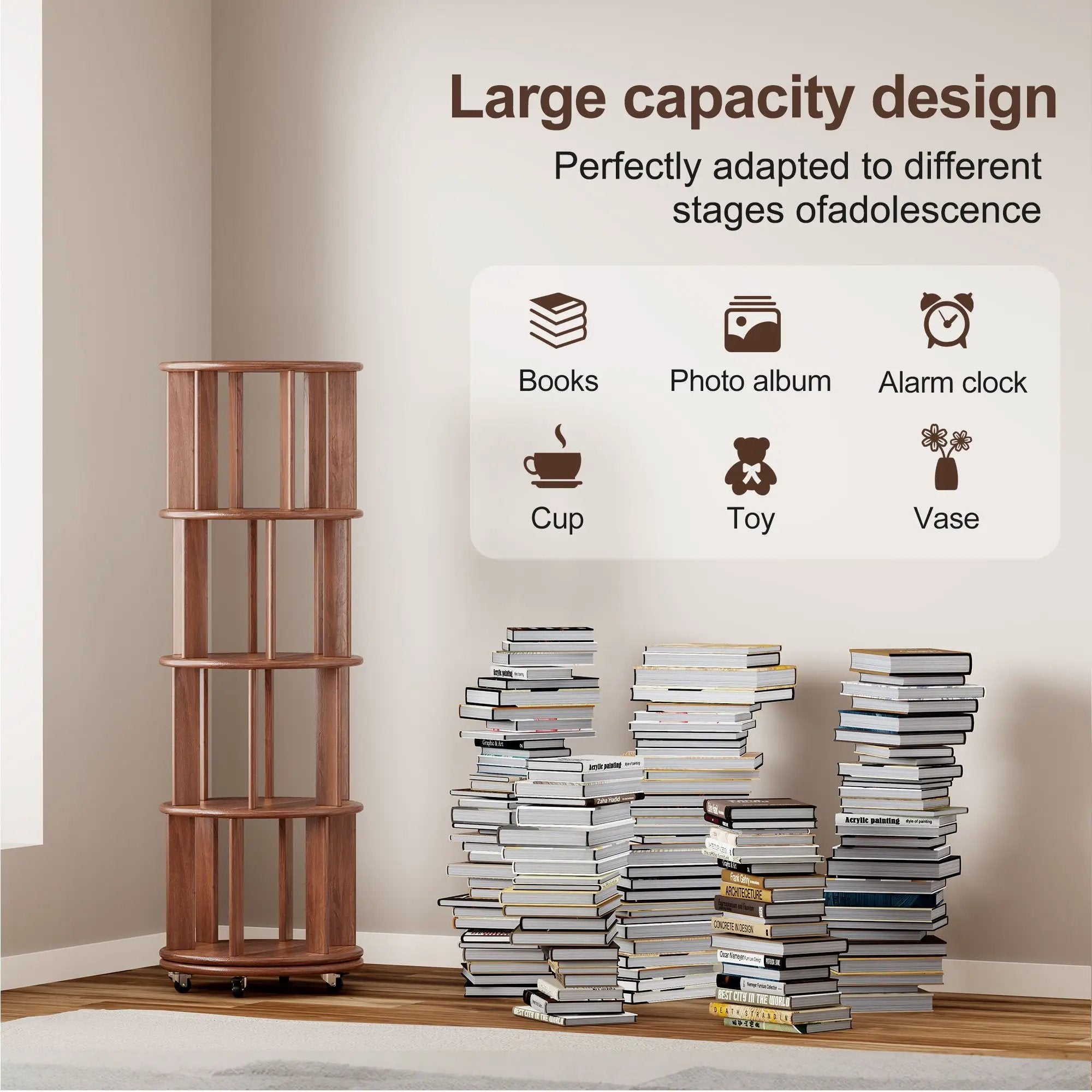 Multi Functional Double Layer Bookshelf by HouseOfZazla