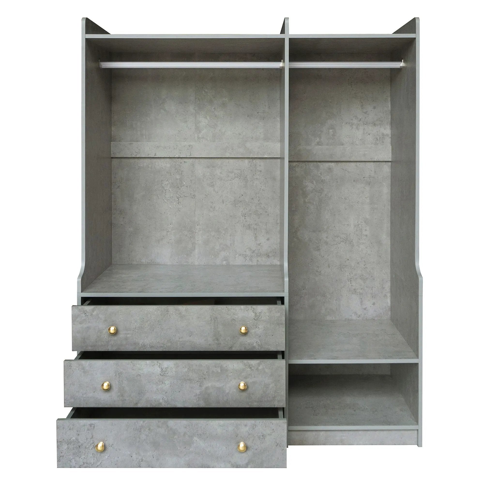 Open Wardrobe Storage For Bedroom by HouseOfZazla