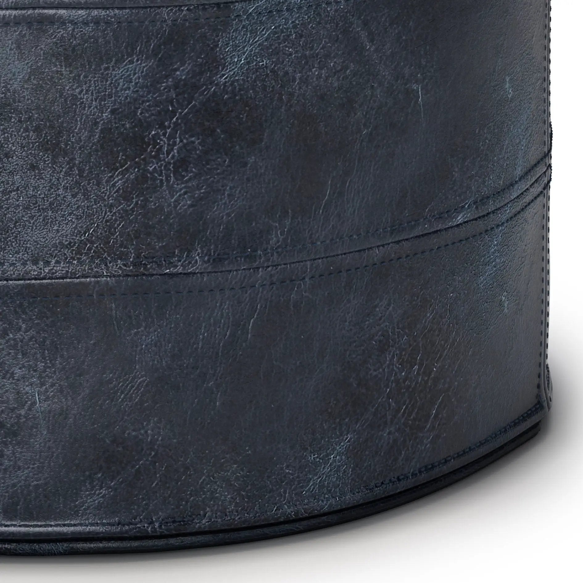 Connor - Handcrafted Round Pouf by Unique Piece Furniture