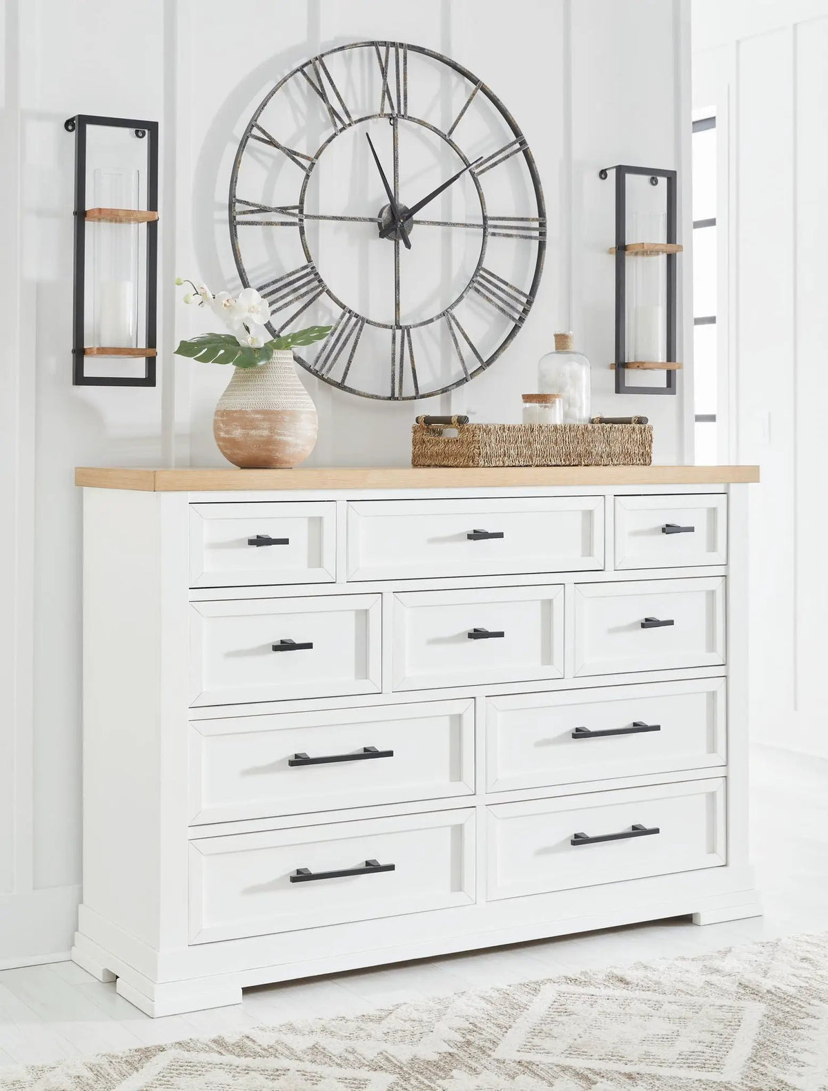 Ashbryn - Dresser - White / Natural by Unique Piece Furniture