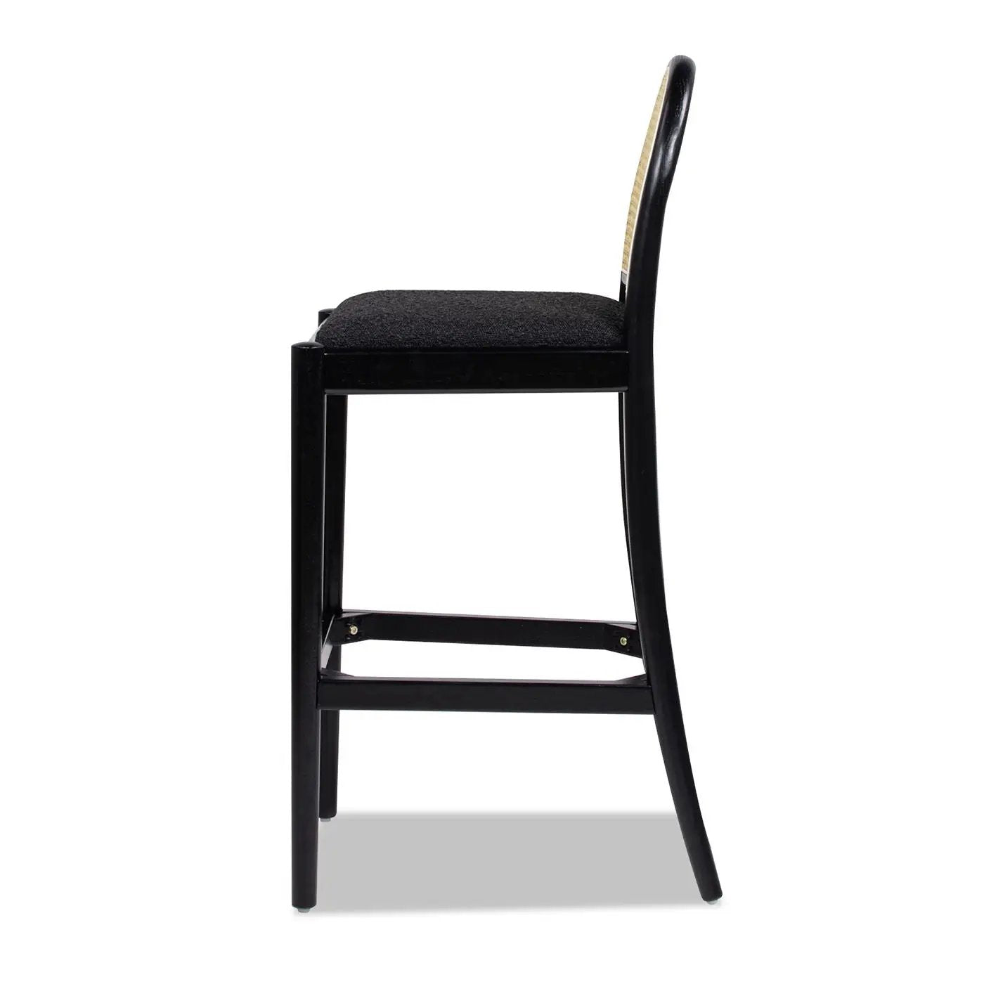 Panama - Curved Back Cane Bar Stool (Set of 2) by Unique Piece Furniture
