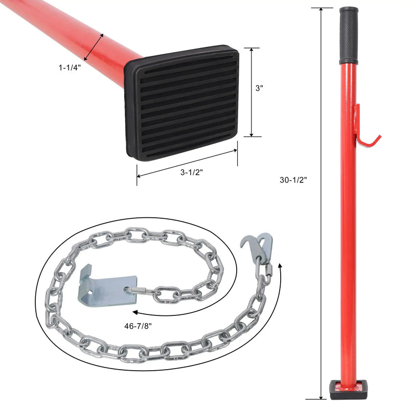 Universal Pulling Stick Tool For Car Repair Body Dent Fix - Red by HouseOfZazla