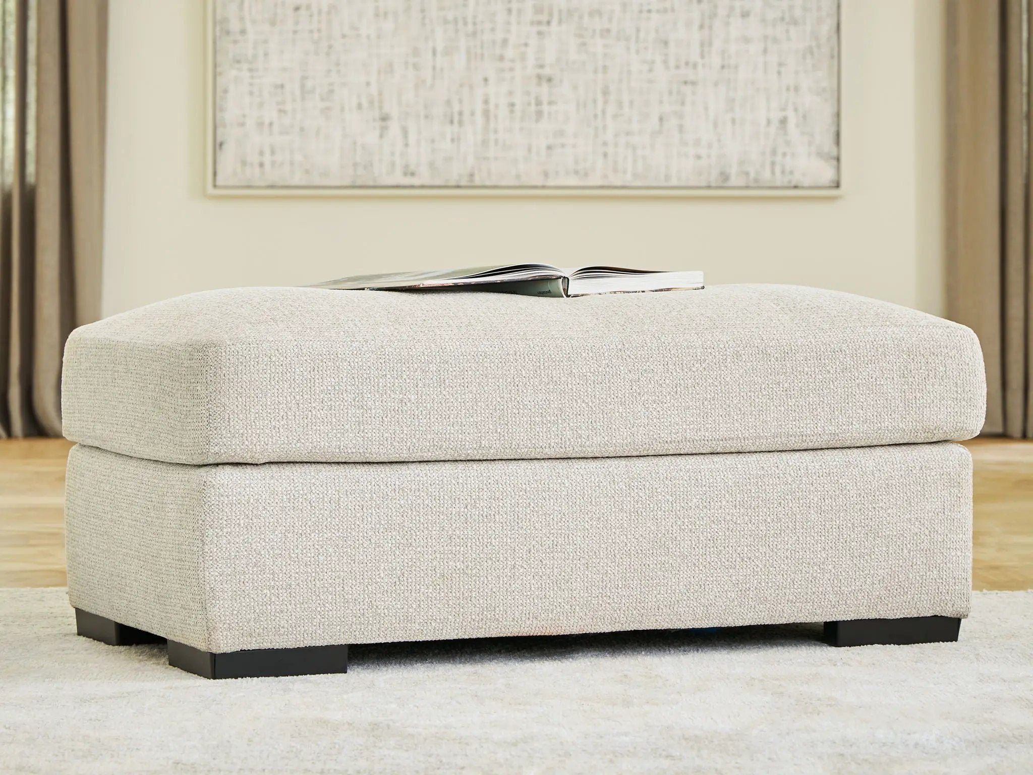Conlee-Pike - Ottoman - Linen by Unique Piece Furniture