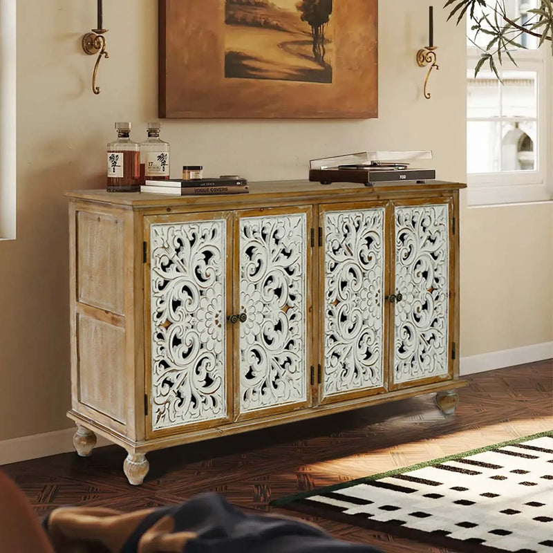 Accent Cabinet with 4 Doors by HouseOfZazla