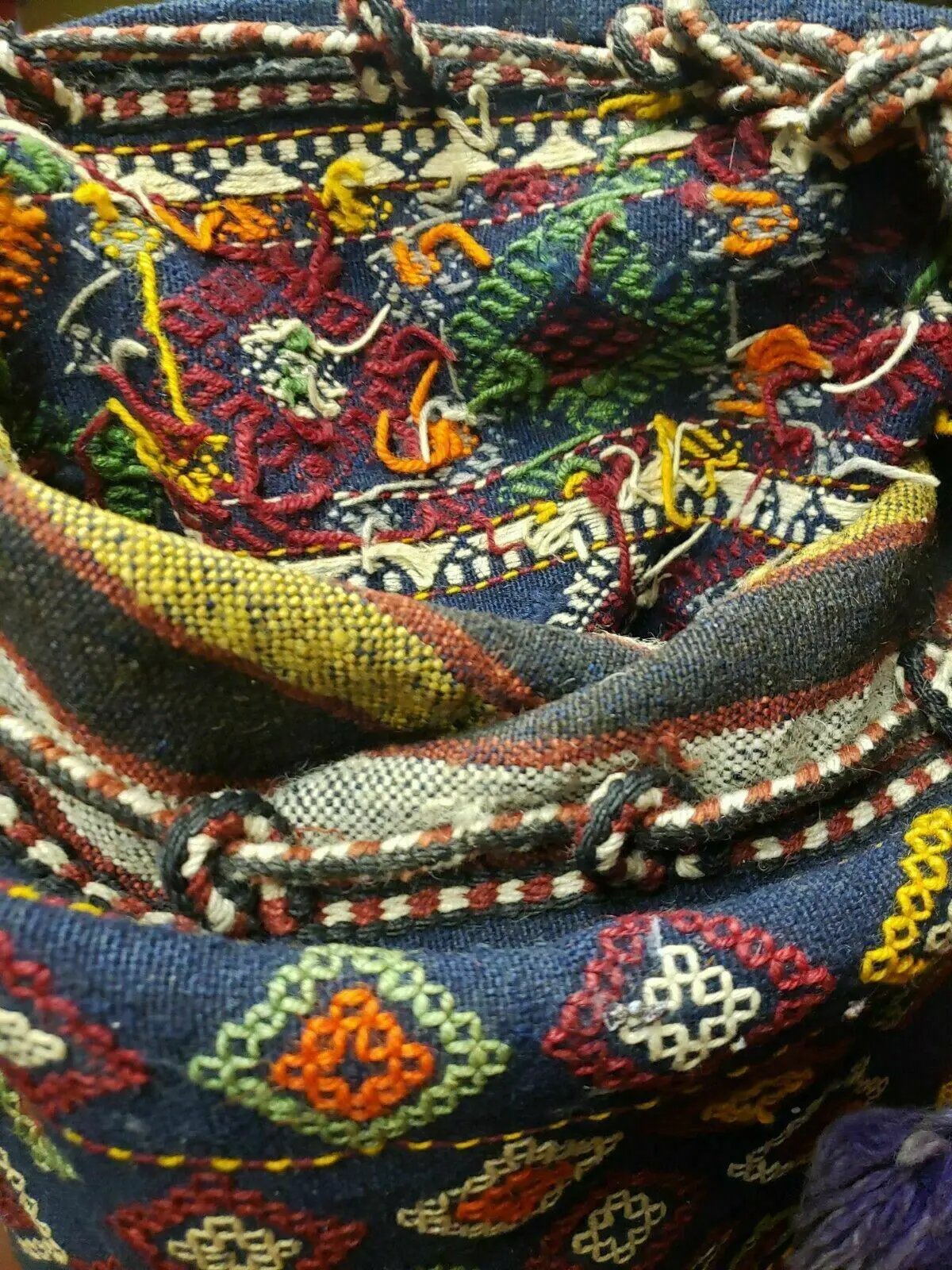 2' X 4' Handmade Turkish Tribal Kilim Wool Rug Double Saddle Bag Khorjin Nice by Jewel Rugs