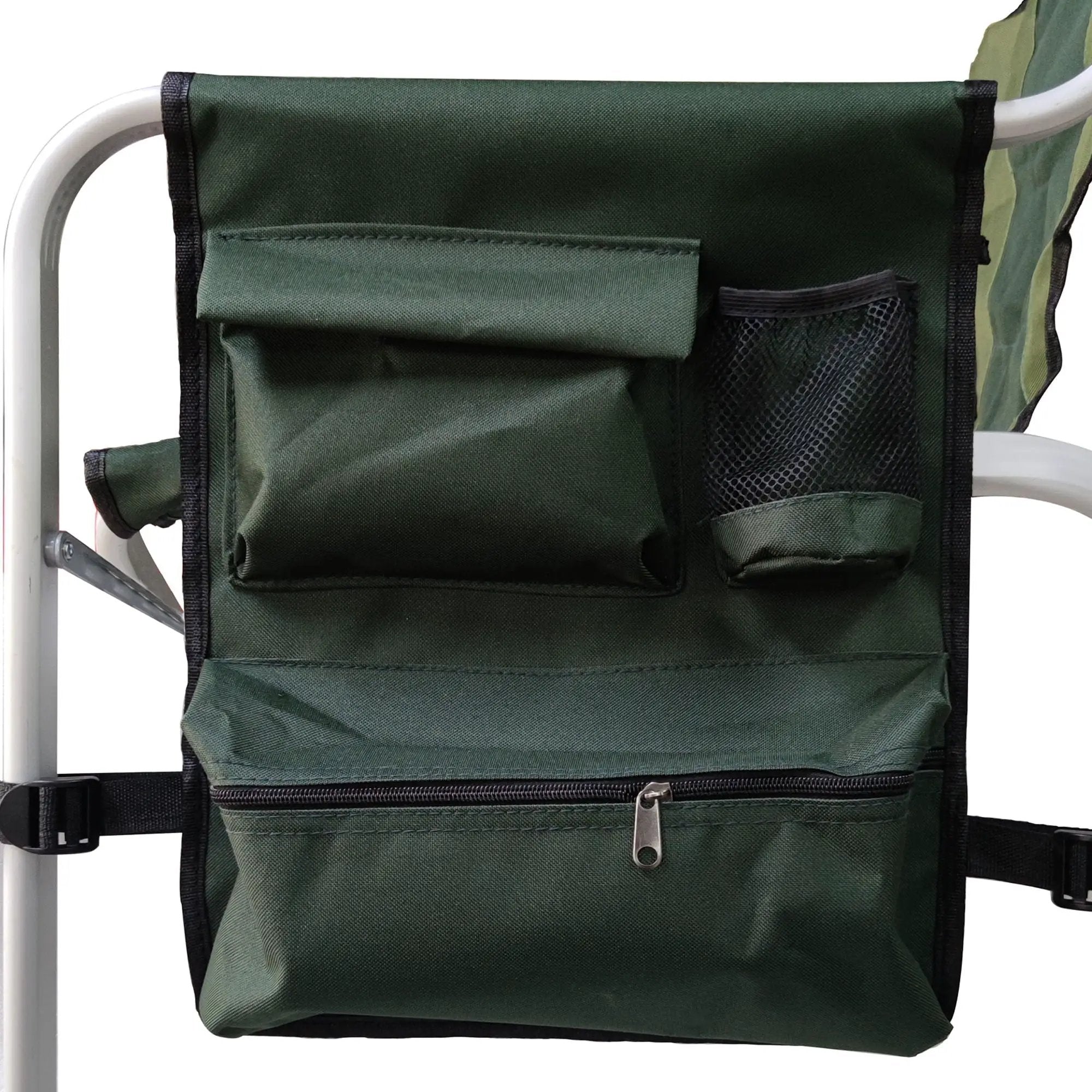 Padded Folding Outdoor Chair With Side Table And Storage Pockets, Lightweight Oversized Directors Chair For Indoor, Outdoor Camping, Picnics And Fishing by HouseOfZazla