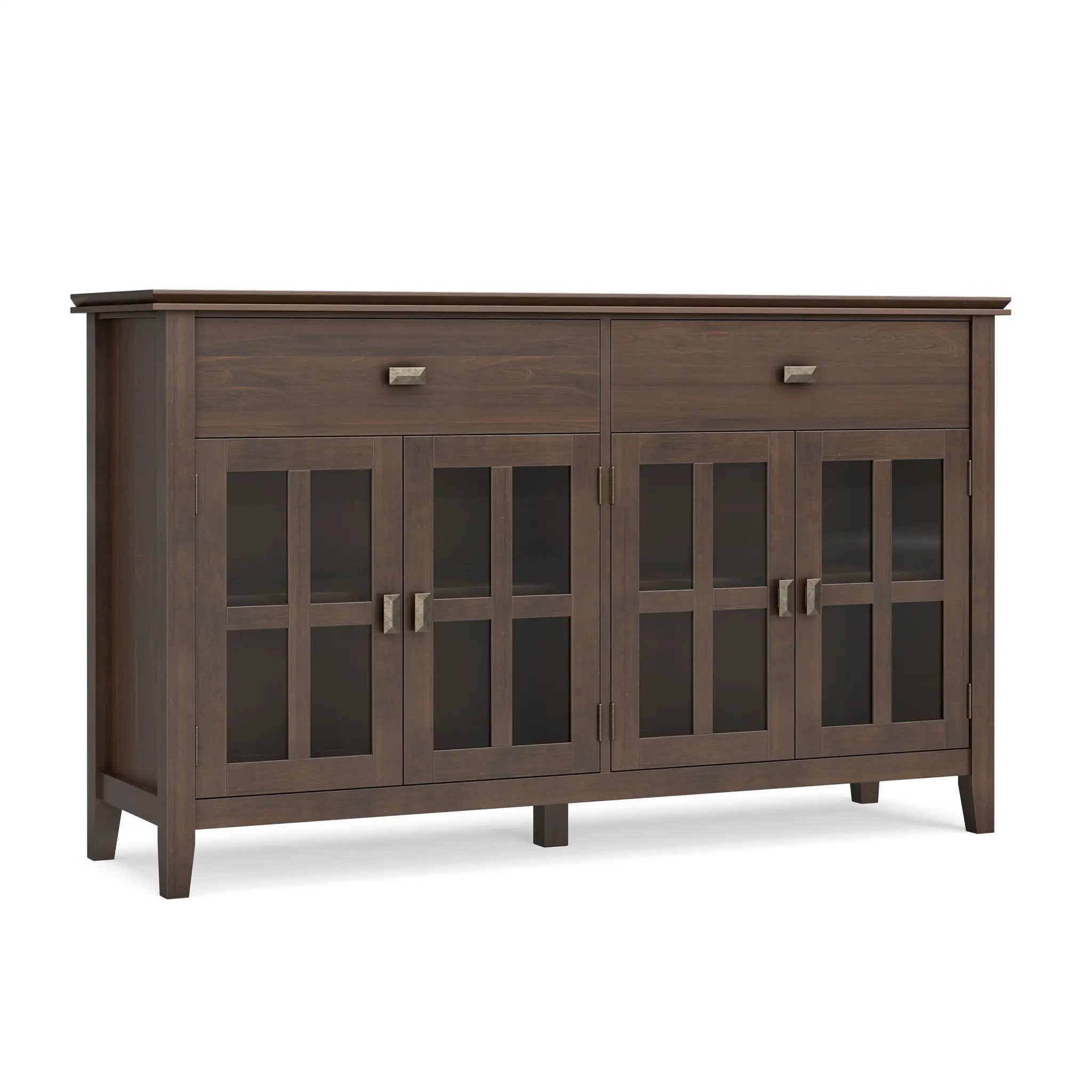 Artisan - Large 4 Door Sideboard Buffet - Brown by HouseOfZazla