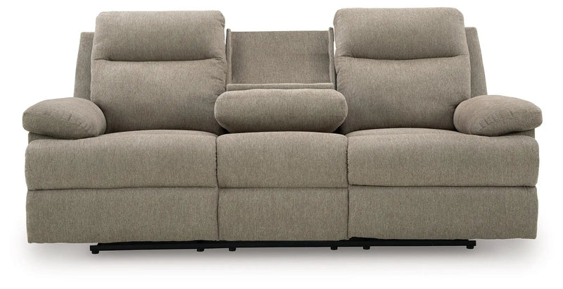 Side-Swipe - Reclining Sofa With Drop Down Table by Unique Piece Furniture