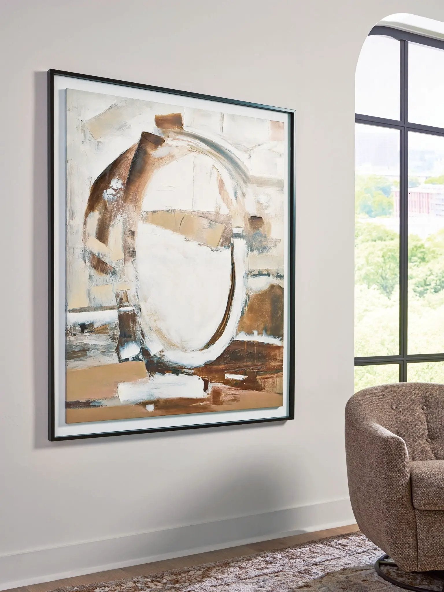 Bradlow - Wall Art - Brown / White / Black by Unique Piece Furniture