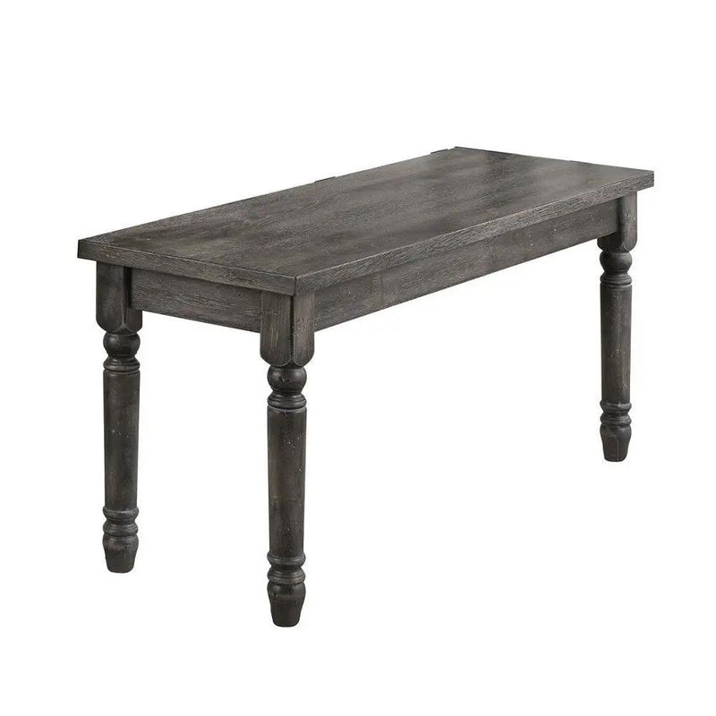 Wallace - Bench - Weathered Gray by Unique Piece Furniture