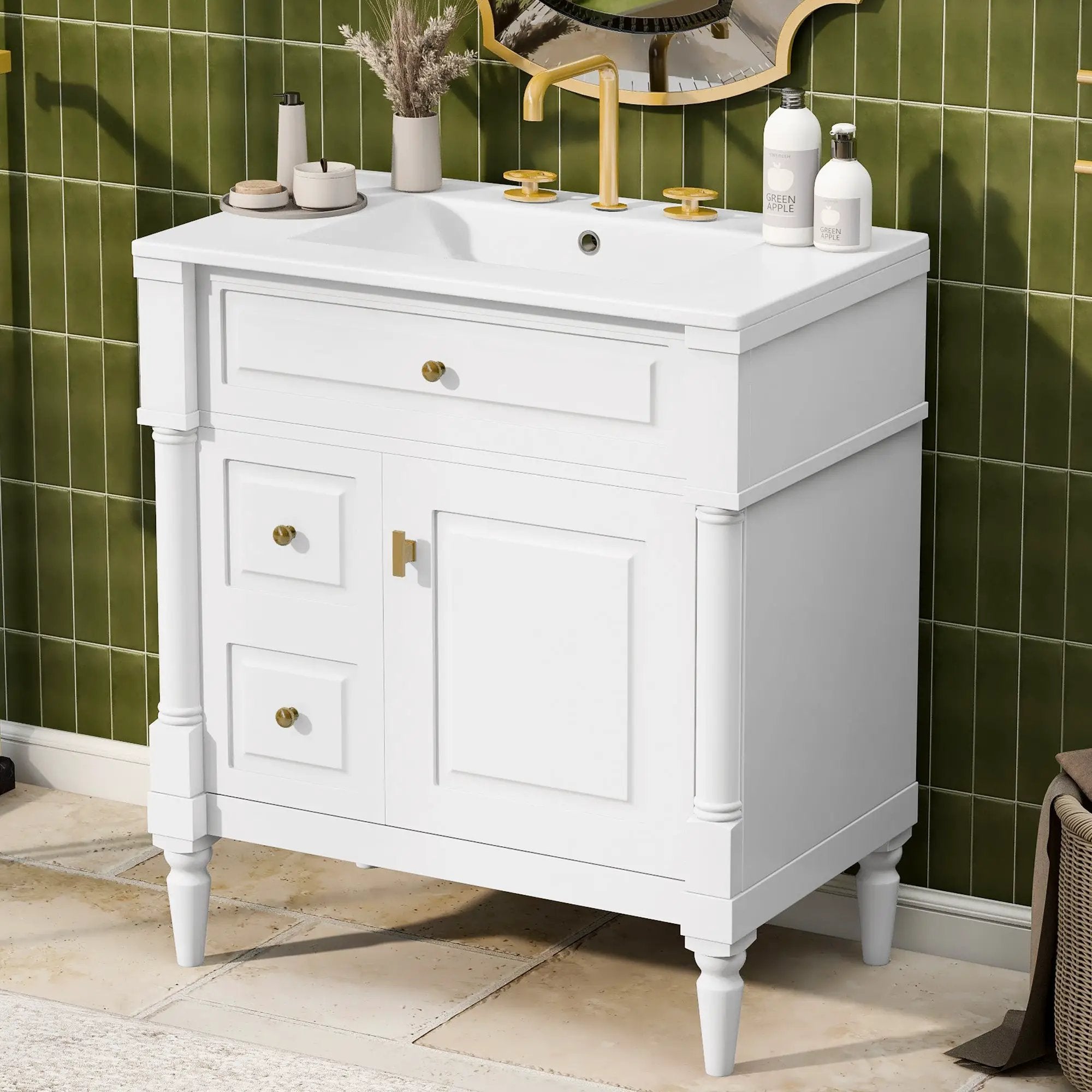 30" Bathroom Vanity with Sink by HouseOfZazla