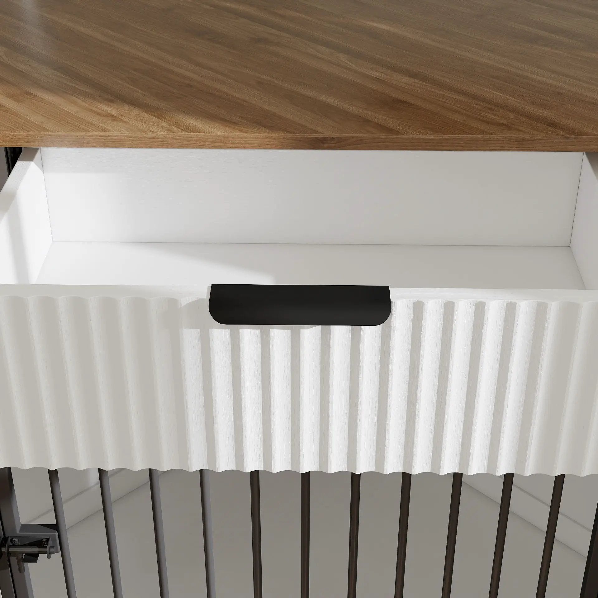 Corner Dog Crate by HouseOfZazla