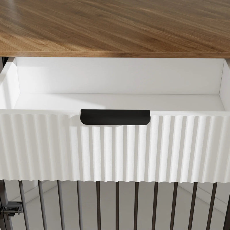 Corner Dog Crate by HouseOfZazla