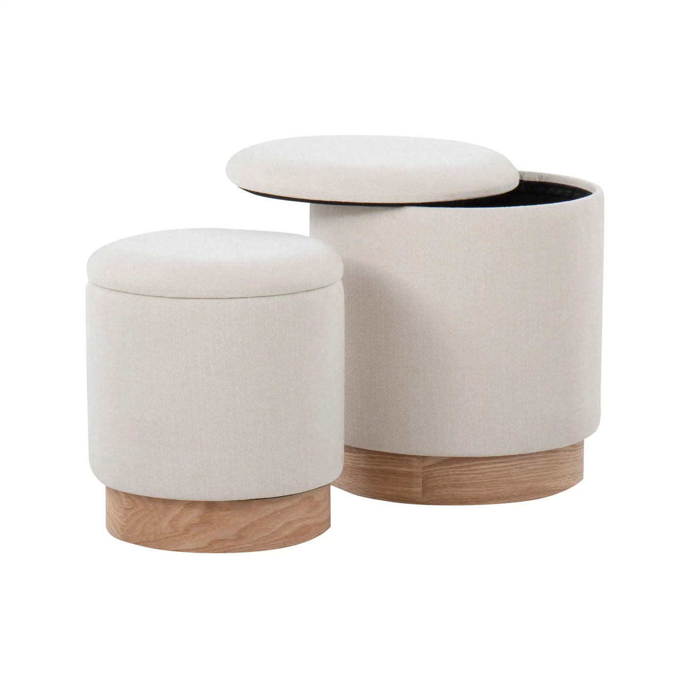 Marla - Contemporary, Nesting Ottoman Set by HouseOfZazla
