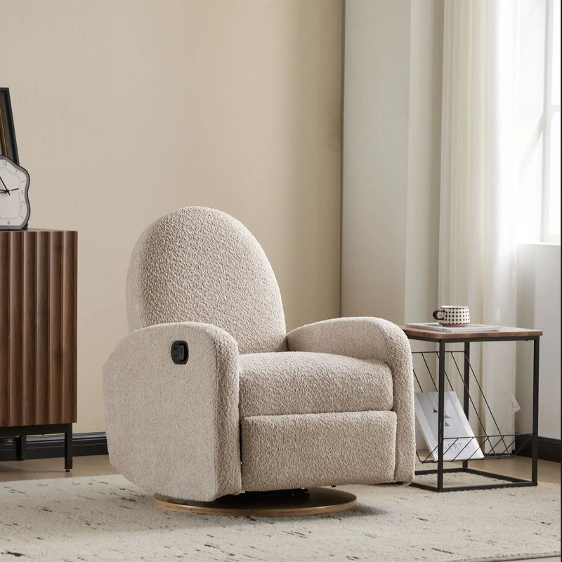 Contemporary 360 Swivel and Glider Recliner Chair by HouseOfZazla
