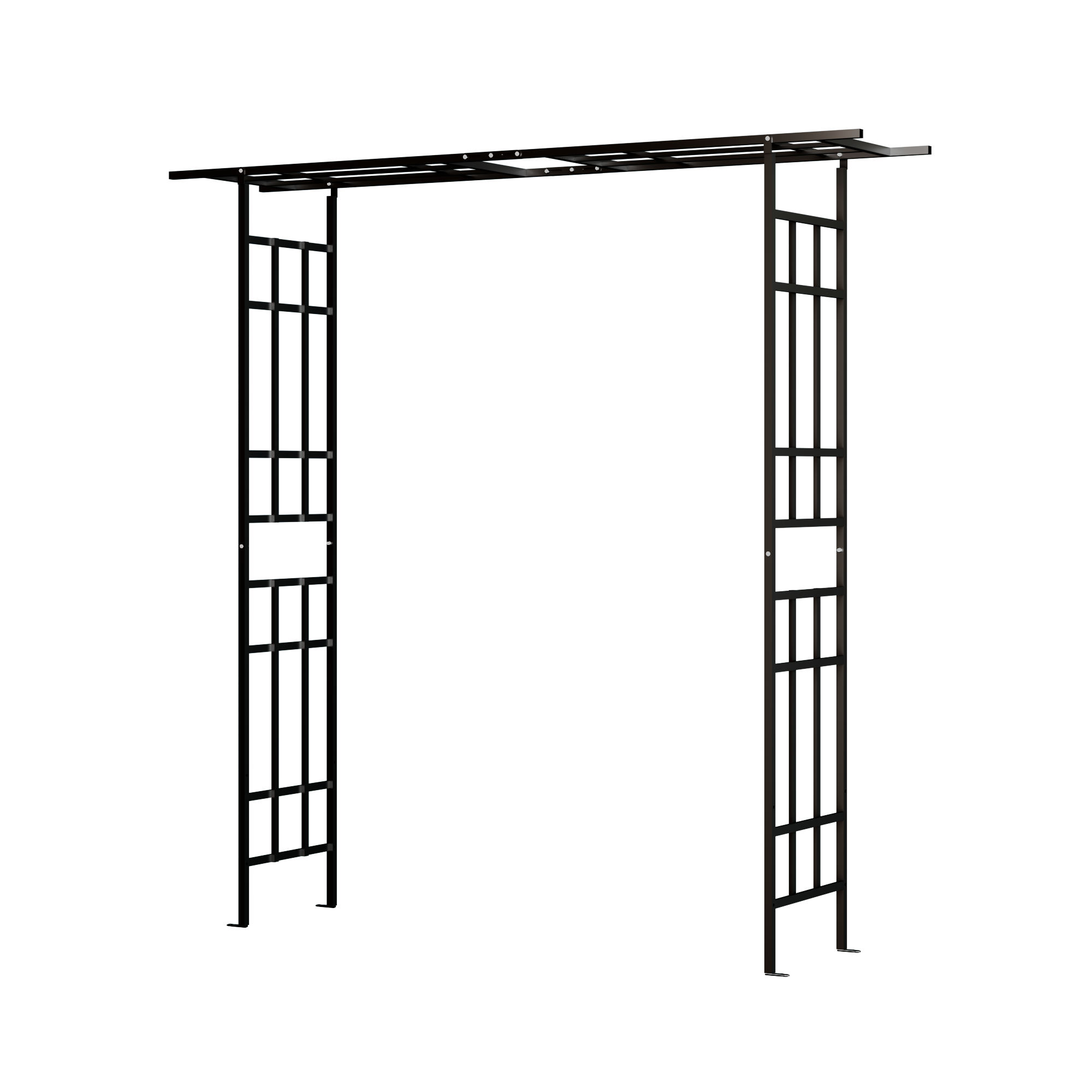 Metal Garden Arch with Adjustable Width for Climbing Plants by HouseOfZazla