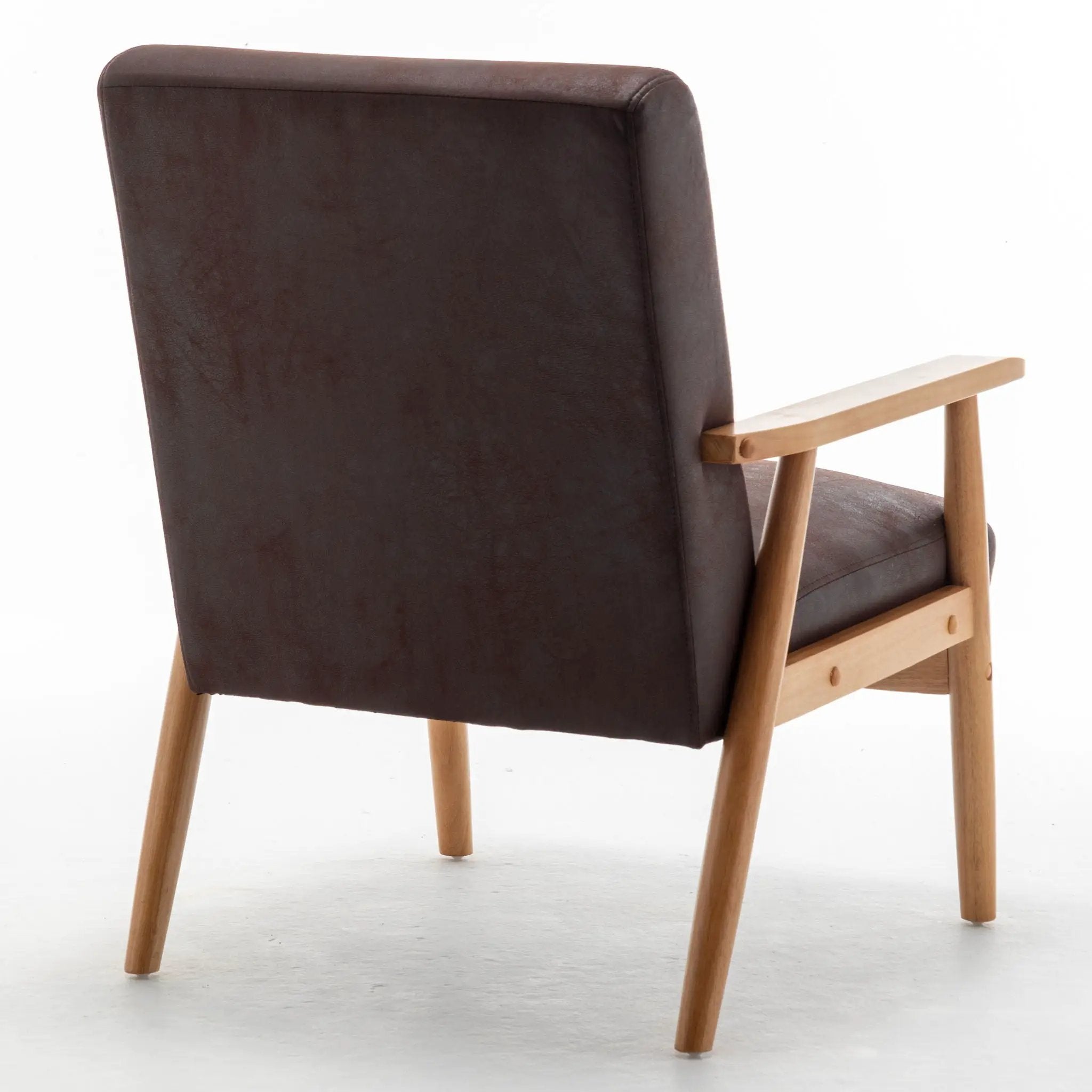 Wide Classic Mid-Century Modern Arm Chair by HouseOfZazla