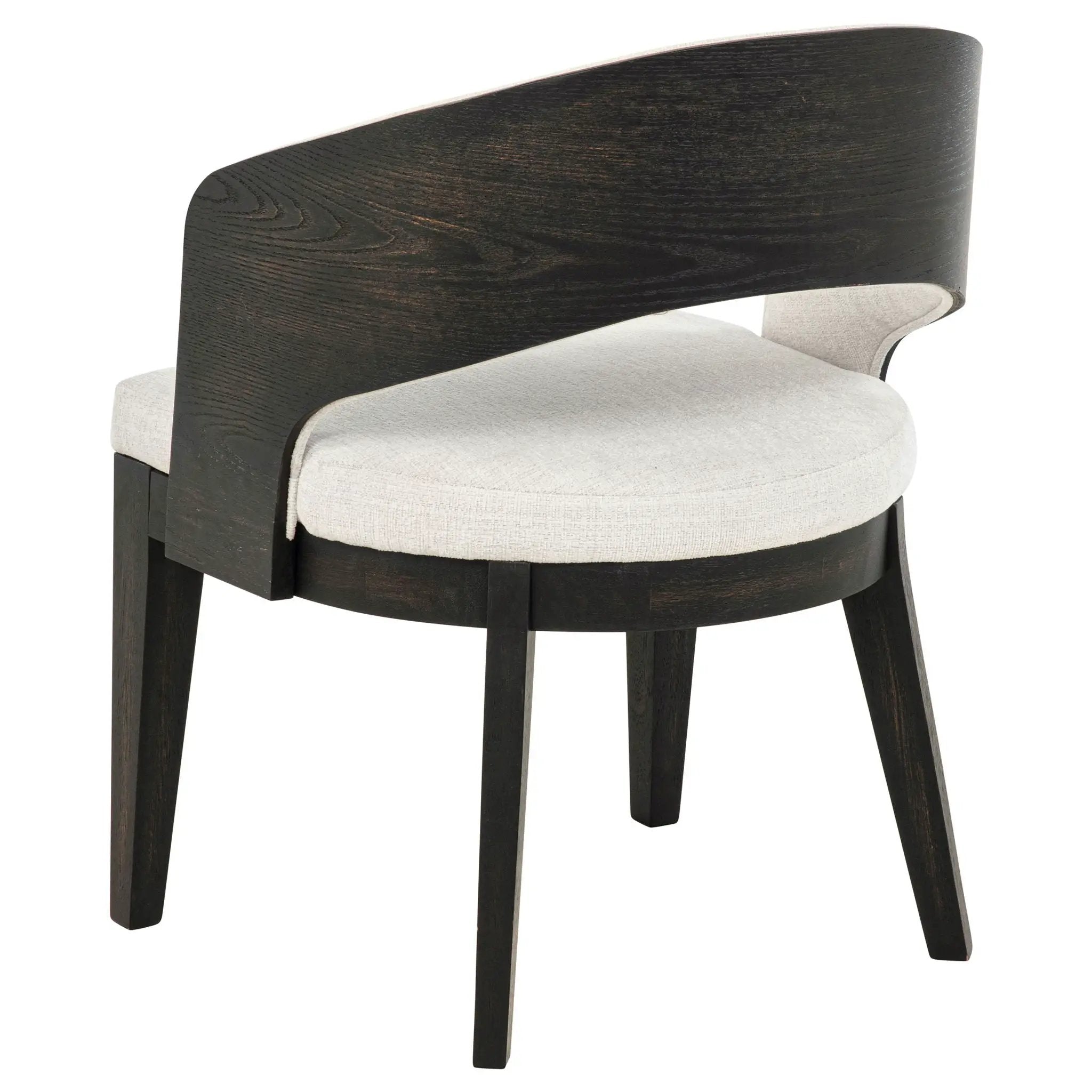 Leandro Upholstered Dining Arm Chair Cream (Set of 2) by Unique Piece Furniture