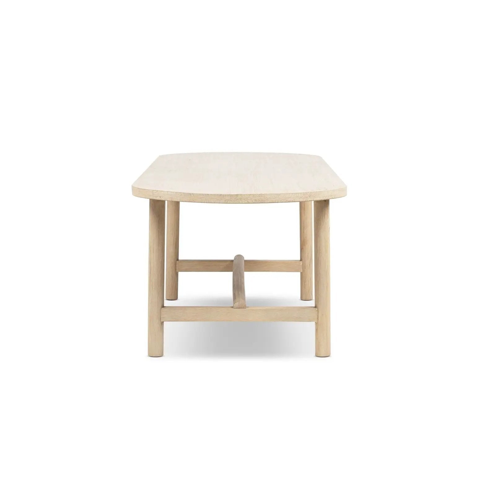 Milo - 8 Seat Oval Dining Table - Natural by HouseOfZazla