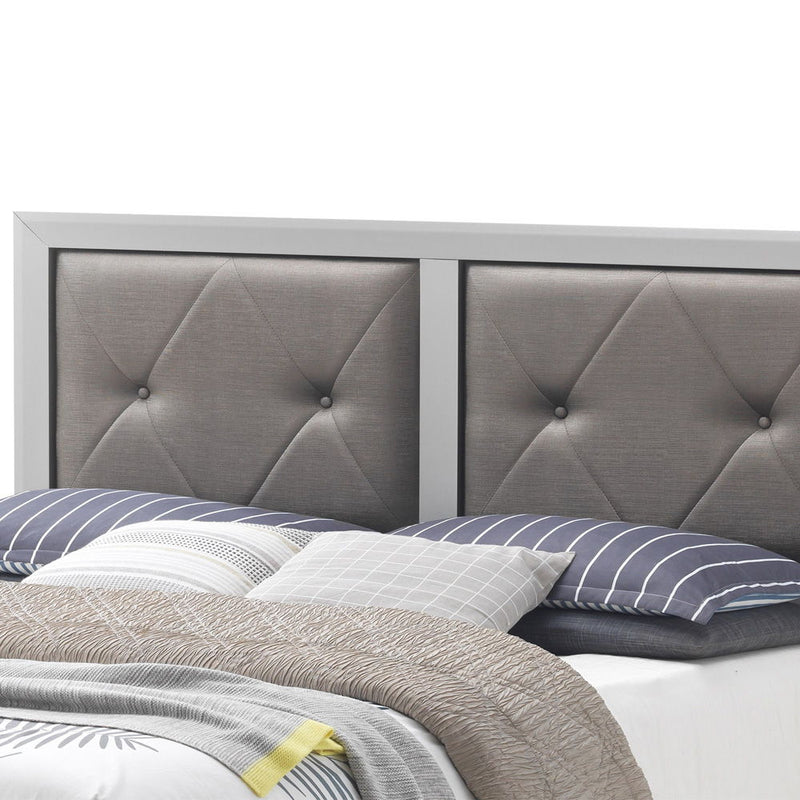 Padded Headboard Bed by HouseOfZazla