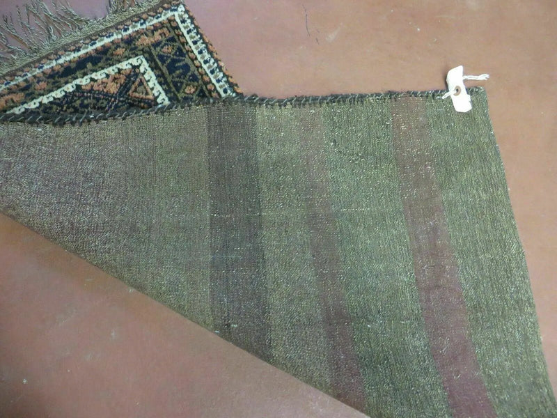 2' X 3' Antique Handmade Pakistani Bokhara Turkoman Balouchi Wool Rug Mat Nice by Jewel Rugs