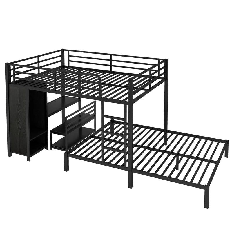 Queen Over Queen Size Bunk Bed Frame by HouseOfZazla