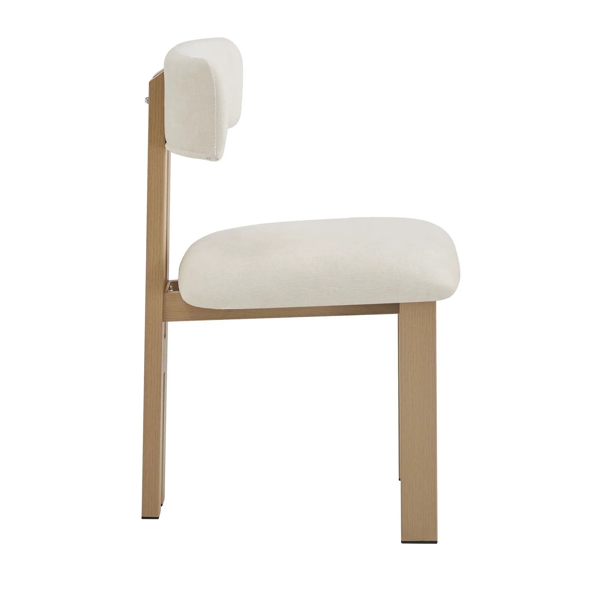 7 Piece Dining Set With Upholstered Armless Chairs And Table by HouseOfZazla