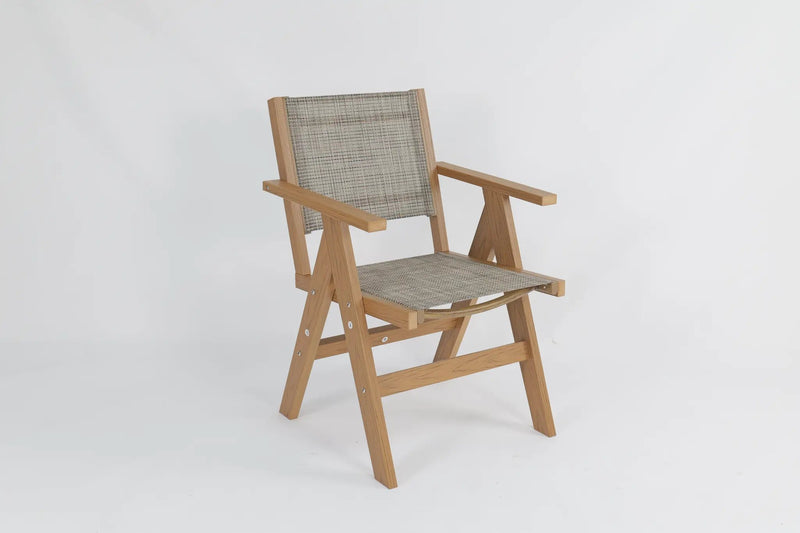 2 Piece HIPS Outdoor Dining Chair Perfect For Patio Meal Togethers & Garden Brunch Relaxation Moments by HouseOfZazla